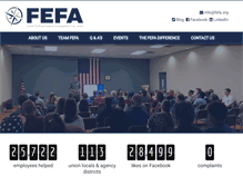 Tablet Screenshot of fefa.org