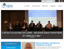 Tablet Screenshot of fefa.fr